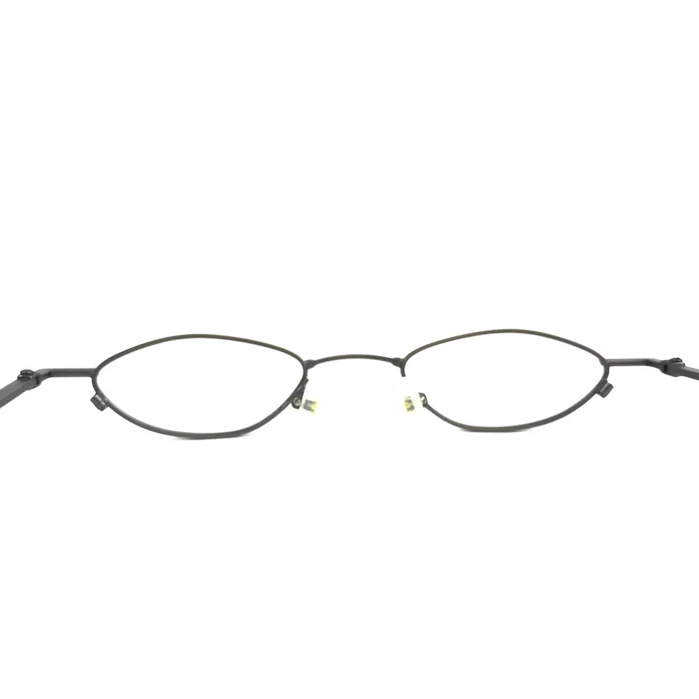 ogi Petite Eyeglasses Frames 9013 COL. 13 Gunmetal Oval Wire Rim 42-21-135 - Picture 7 of 14